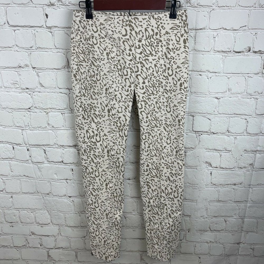 Soft Surroundings Sarianne Animal Print Ankle Pants Leopard Print Pull On XS
